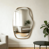 Asymmetrical Floating Frame Wall Mirror