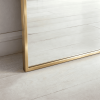 Arched Metal Floor Mirror