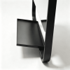 storage shelf mirror Black Bathroom Mirror with Shelf