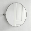 tilting bathroom mirror Round Adjustable Pivot Mirror