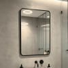 wall mounted bathroom mirror Rounded Rectangle Bathroom Mirror